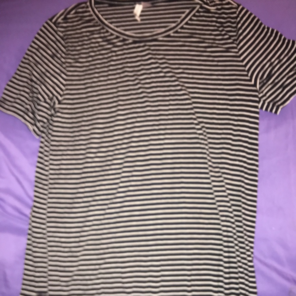 stripped t shirt dress